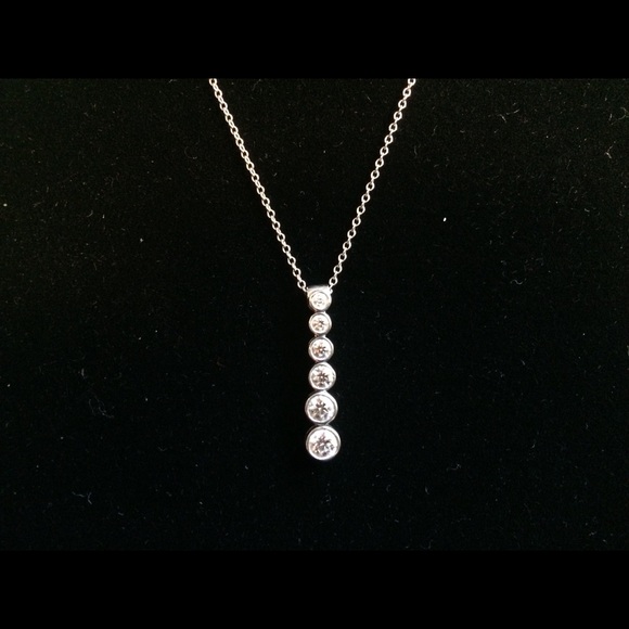 Tiffany Diamond Pendant Necklace - Picture 3 of 7